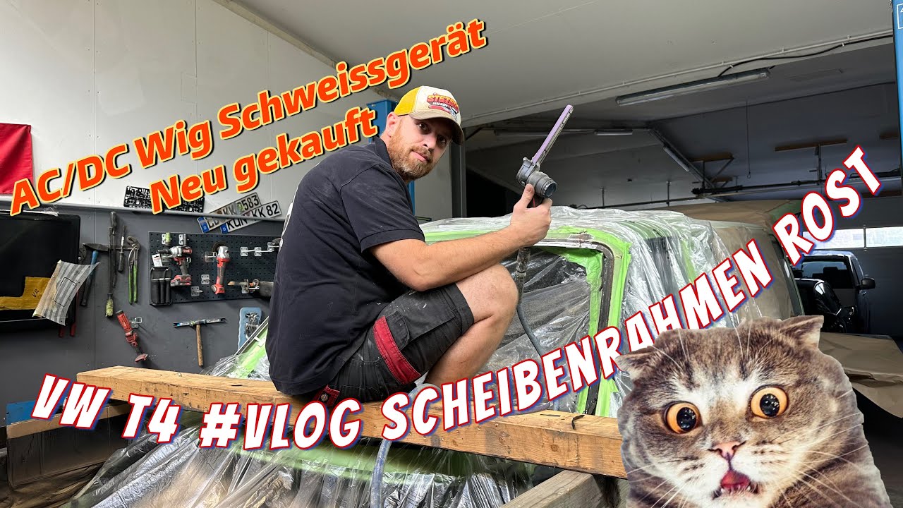 VW Restoration/ VW T4 #vlog Scheibenrahmen ist Durch