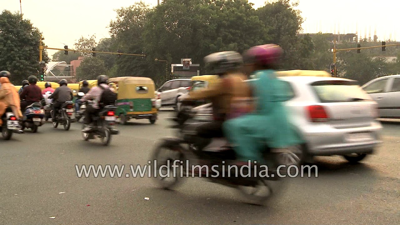 One of the busiest traffic intersections in New Delhi, ITO intersection