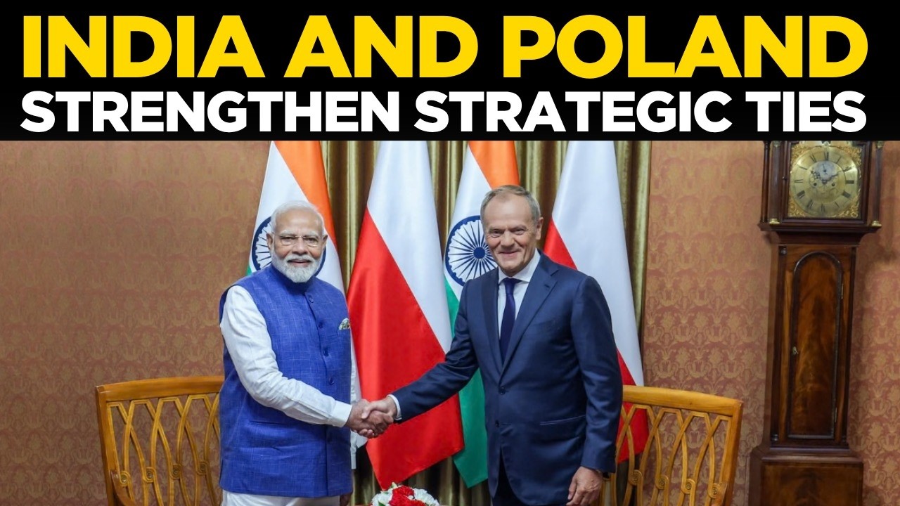PM MODI AND DONALD TUSK LIVE | India&ndash;Poland Sign Agreements as Leaders Push for Stronger Ties