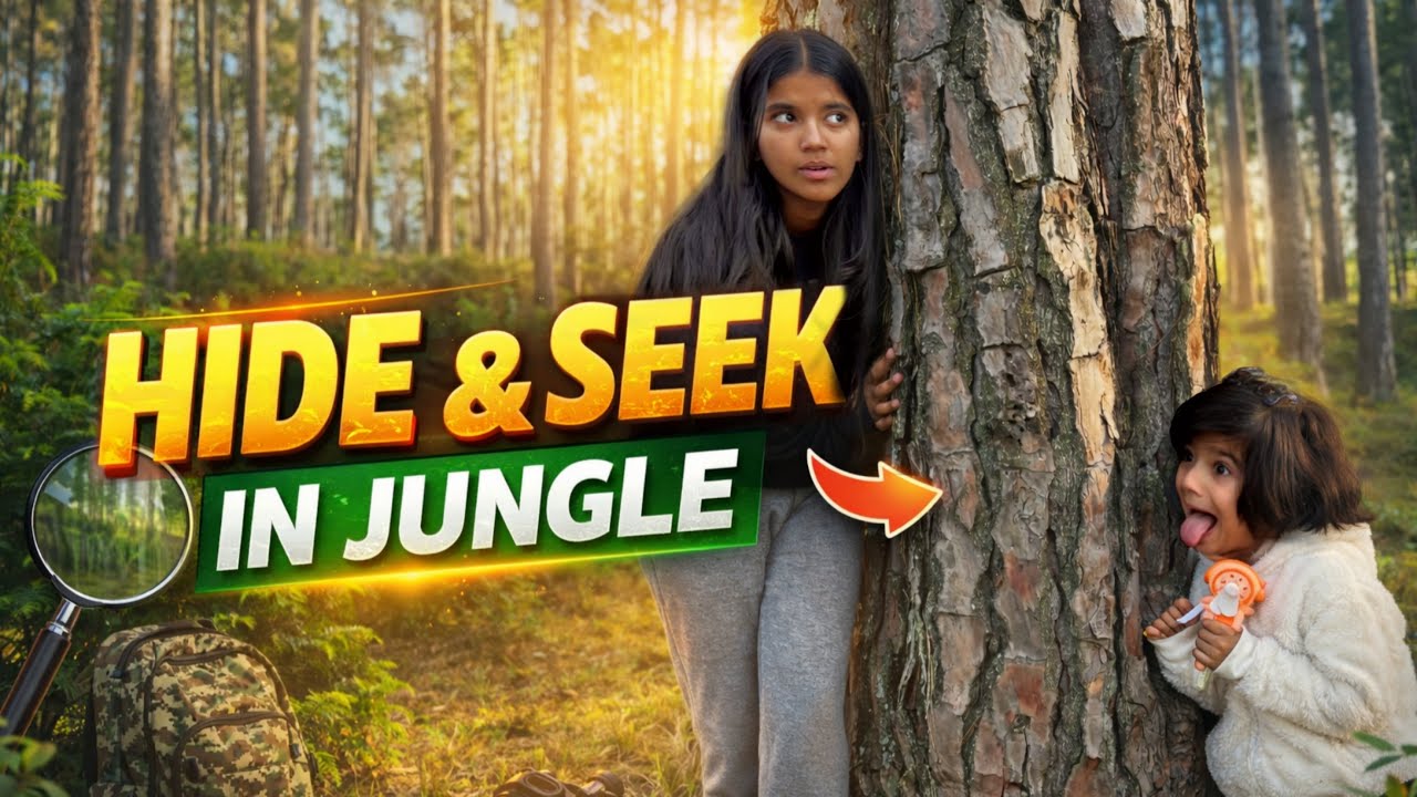 Hide & Seek in Jungle 😱 | Laksha Joshi 