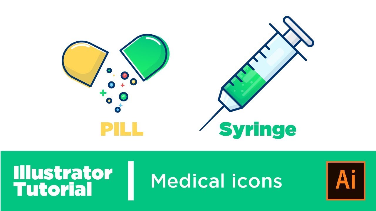 Design Process : Design Medical Icons in Illustrator cc 2017
