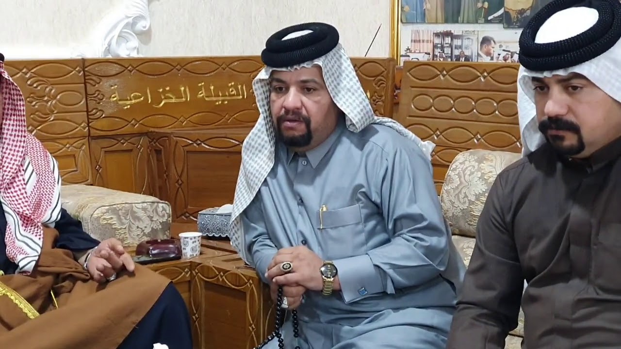 فصل قبيلة الحريشيين مع قبيلة بني تميم ج2 في مضيف الشيخ صدام علك الحريشاوي