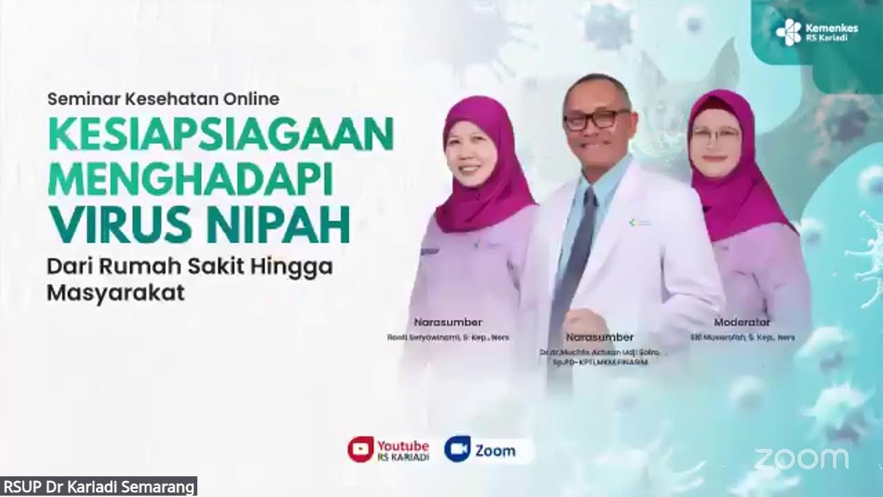 Seminar Online Kesiapsiagaan Menghadapi Virus Nipah