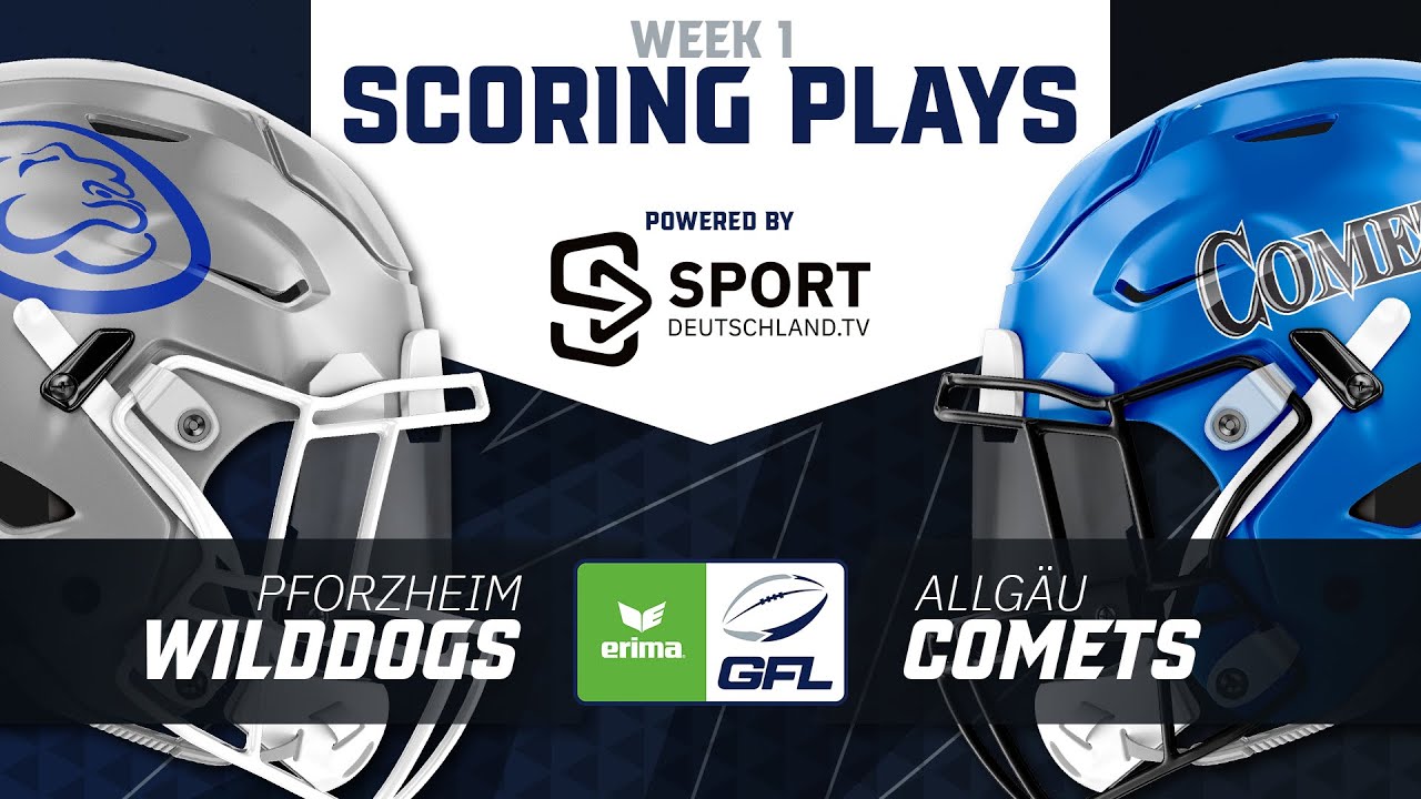 Pforzheim Wilddogs vs. Allgäu Comets | Highlights - ERIMA GFL | SDTV