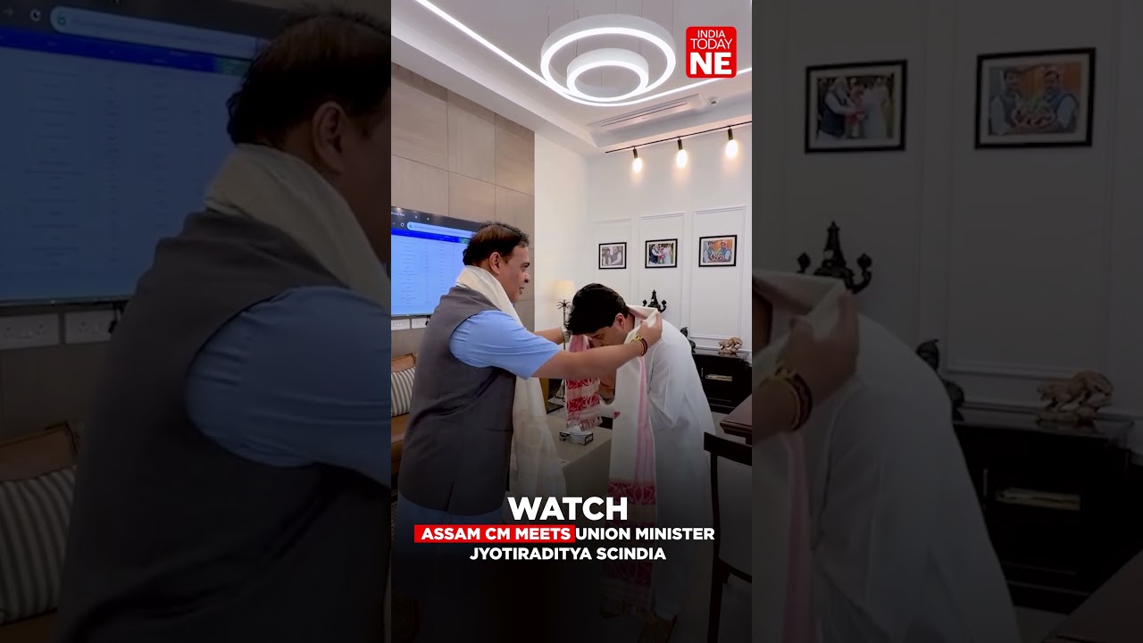 Assam CM meets Union Minister Jyotiraditya Scindia