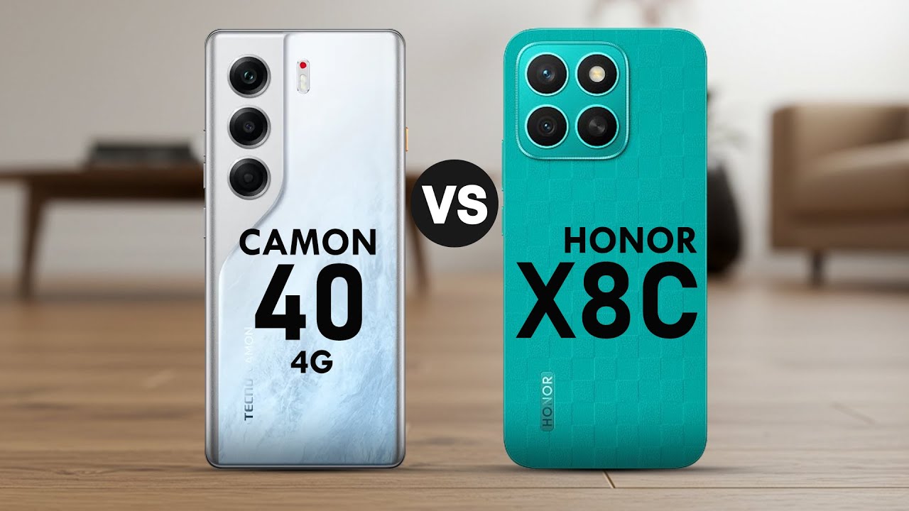 TECNO CAMON 40 PRO 4G VS HONOR X8C