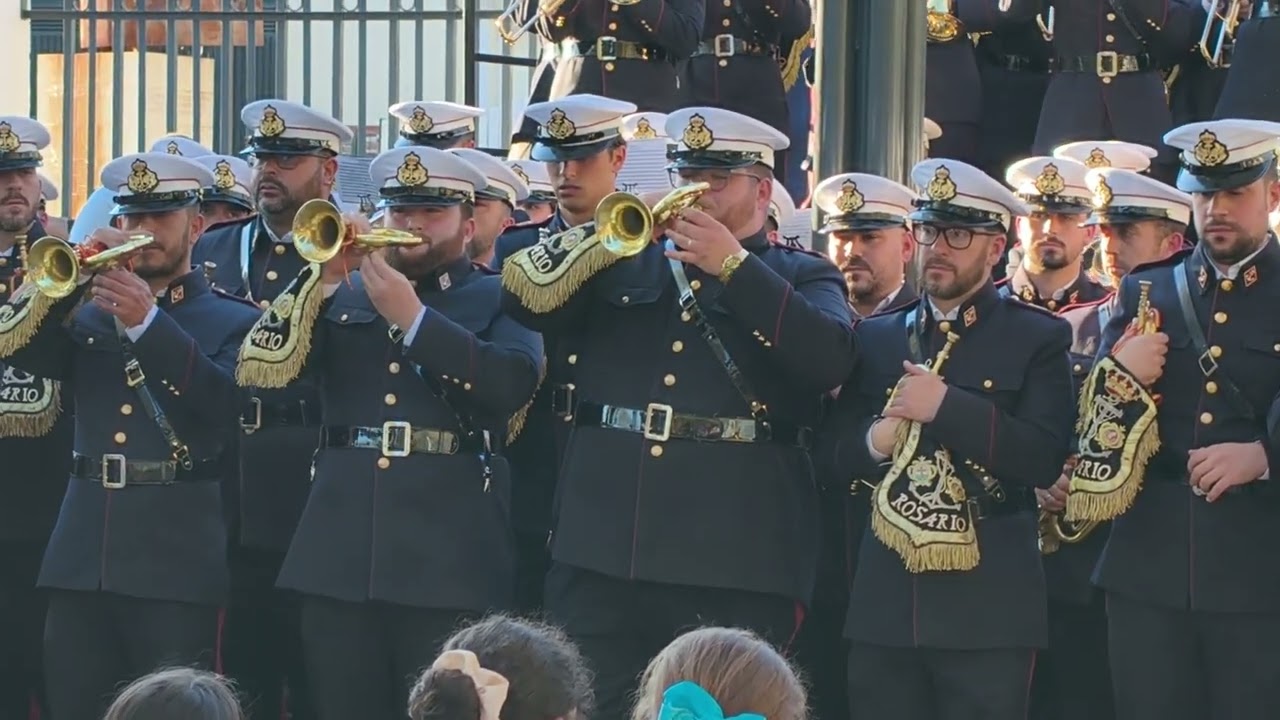 Bct Rosario de Cádiz. En el certamen de BORMUJOS. ESPECTACULAR repertorio musical. Por el ayuntamien