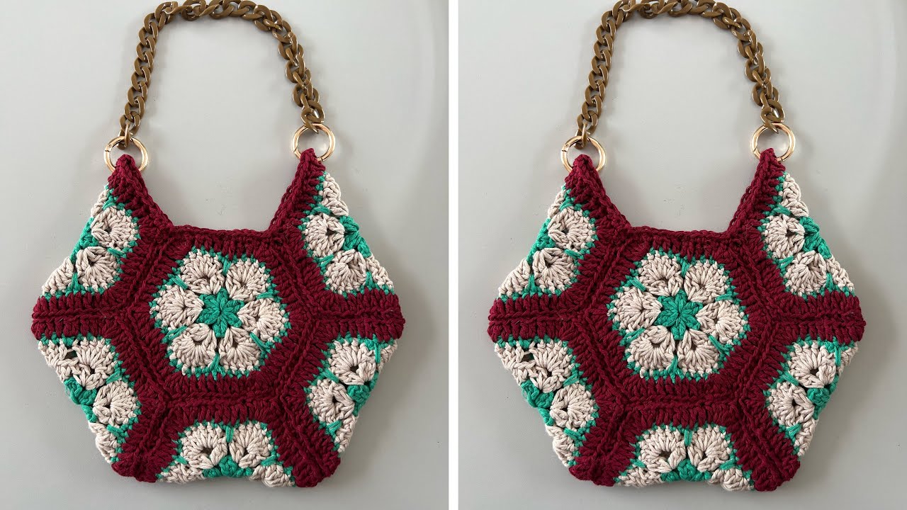 Супер легкий учебник по вязанию крючком сумки