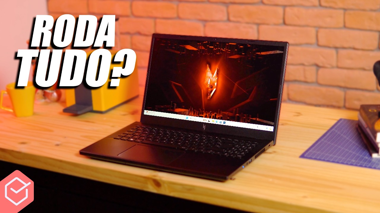 NOTEBOOK GAMER BOM e BARATO com RTX4050 // ACER NITRO V 15