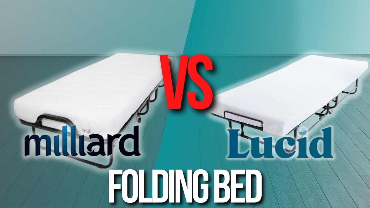📌Milliard  Folding Bed VS LUCID Folding Bed | Best Folding Beds | Big Sale Black Friday 2025!