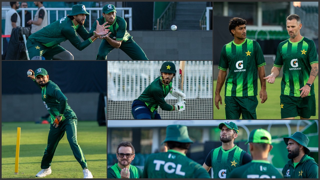 Pakistan Team Day-3 Final Practice Highlights Before Match! 🏏 | Pindi Stadium Net Session