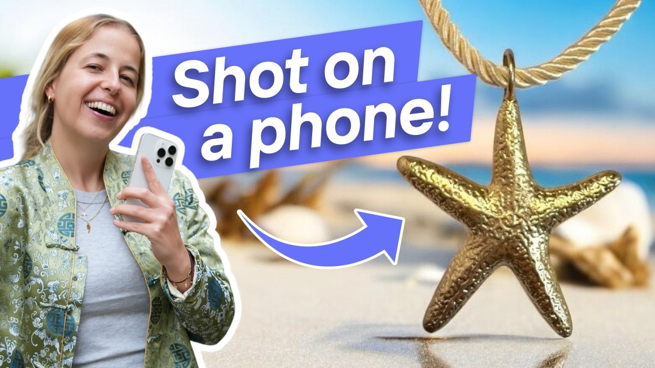 How to take jewelry photos with your phone | Photography for e-commerce