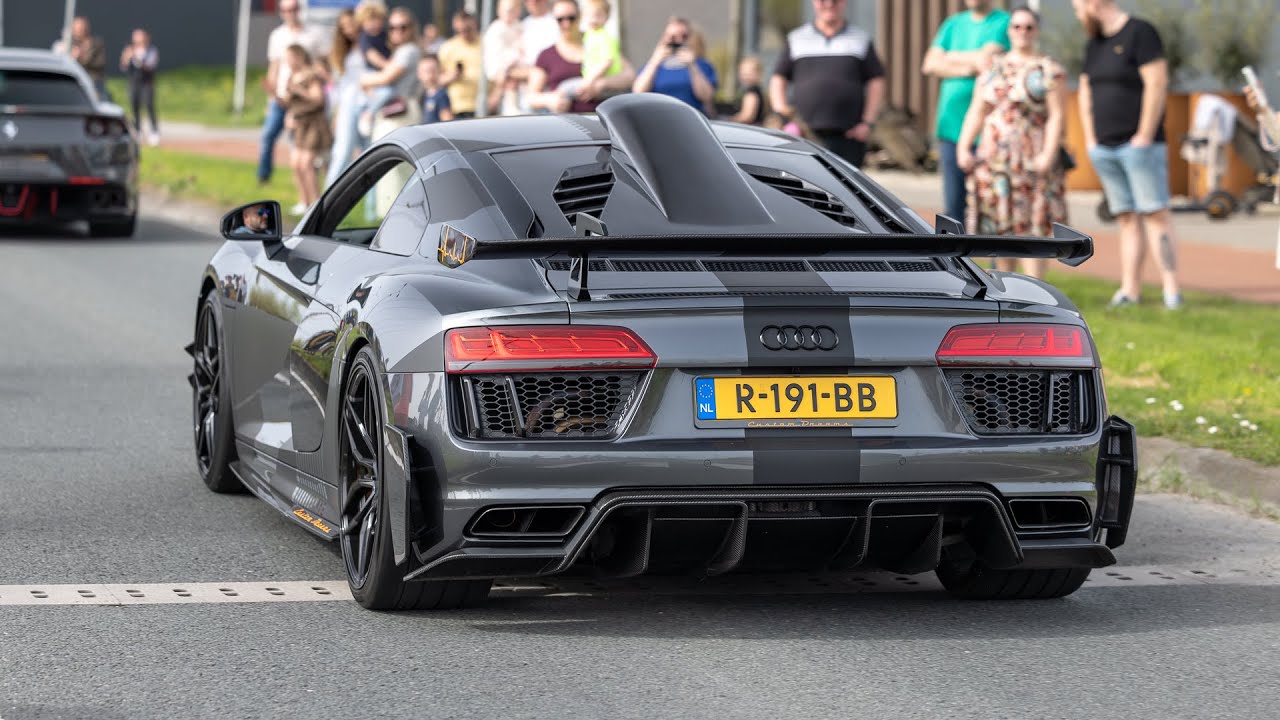 Audi R8 V10 Plus with QuickSilver Exhaust - LOUD Accelerations & Revs !