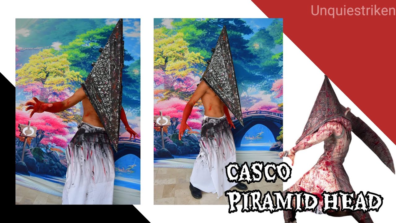 Cómo Hacer el Casco de PYRAMID HEAD de Cartón Tutorial - SILENT HILL [Unquiestriken]