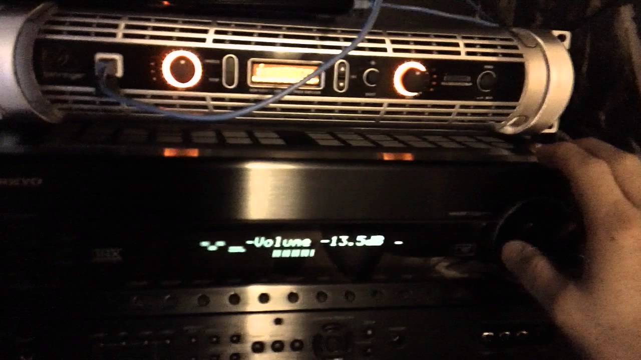 JTR Noesis 212HT with 1 watt of power on Behringer Inuke DSP 3000.