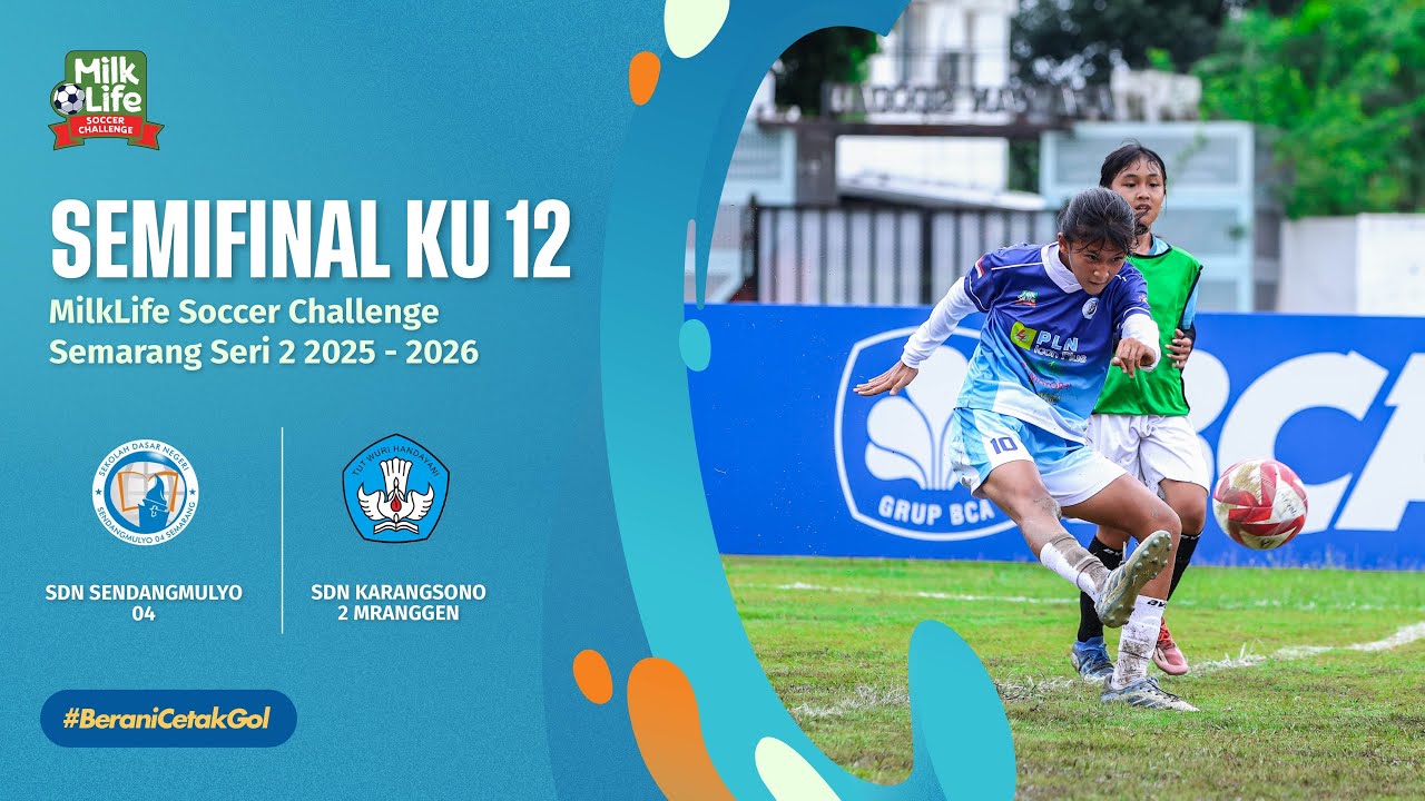 Pertandingan Semifinal KU 12 SDN Karangsono 2 Mranggen vs SDN Sendangmulyo 04, Semarang