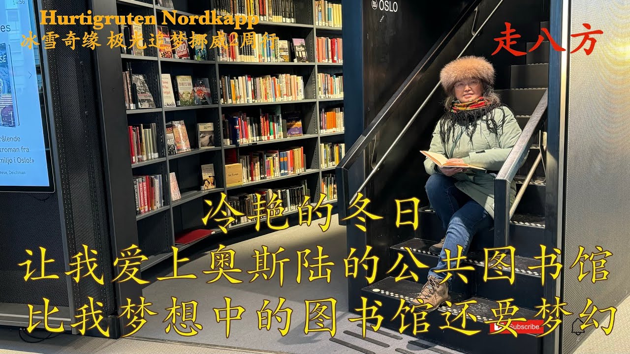 冷艳的冬日让我爱上了奥斯陆的公共图书馆 比我梦想中的图书馆还要更梦幻 走八方 第313期 zoubafang zou ba fang