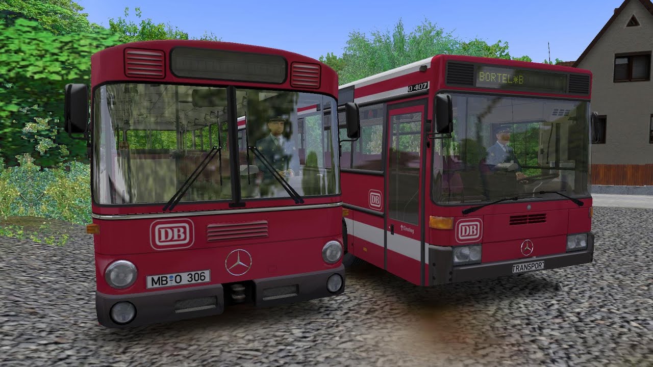 Omsi 2 - MB O307 - Ahlheim Linie 158 (Siedlung Hohn in Bortel - Betriebshof Holdau)
