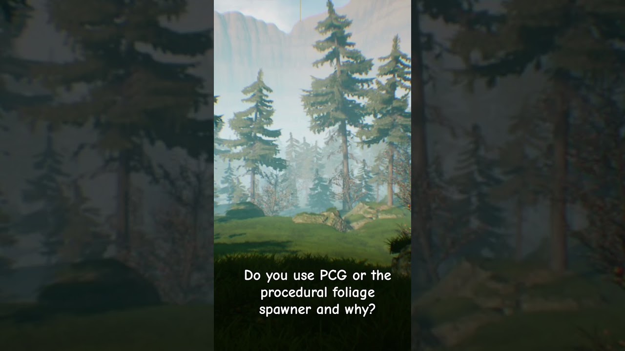 PCG or Procedural Foliage Spawner?