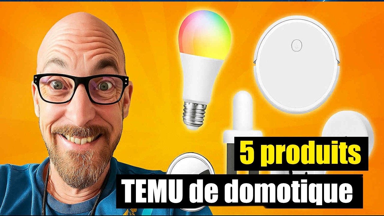 je test des produit domotique TEMU à petit prix ! code promo de produits à 0€ pour les nouveaux