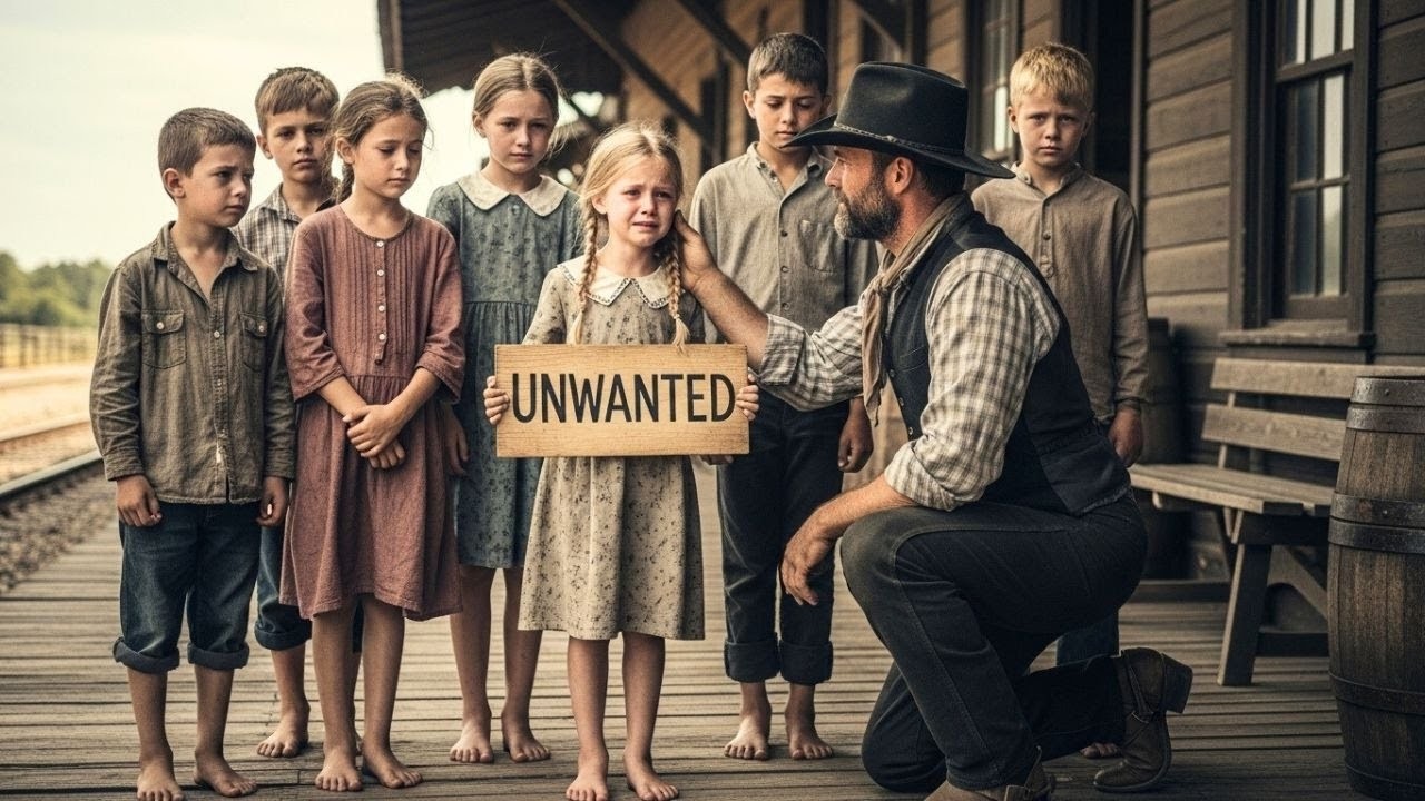 The Widowed Cowboy Saw “UNWANTED” on Their Tags — His Next Choice Stunned the Whole Town
