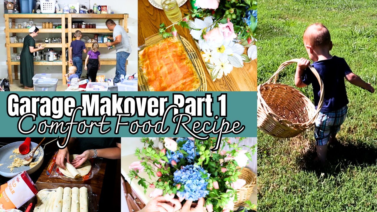 Delicious Comfort Food Recipe, Garage Makeover Kickoff