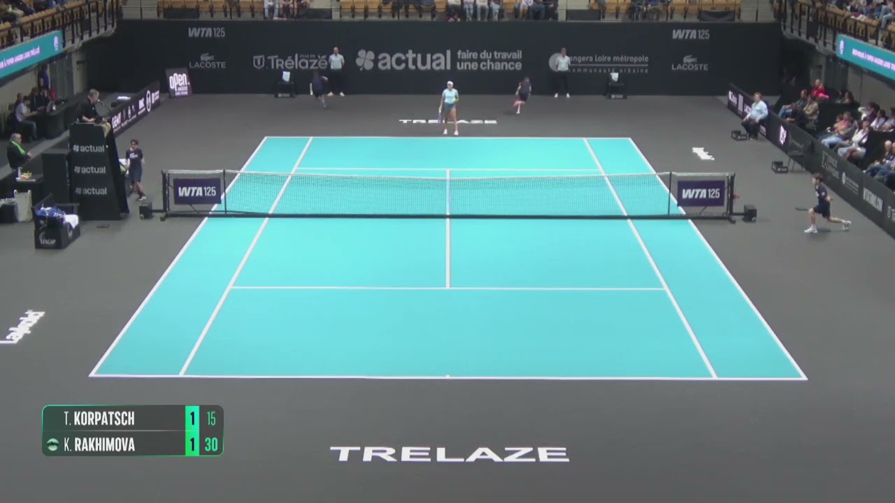 Tamara Korpatsch (GER) vs Kamilla Rakhimova (RUS) // 3-6 6-7 // W125 Angers // Final