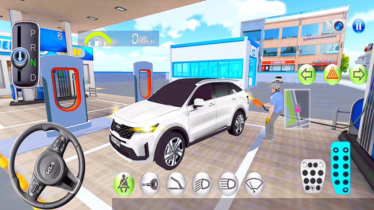 3D Car Driving Simulator - 3D car vs Bullet Train Statin - 3D car New Android Gameplay