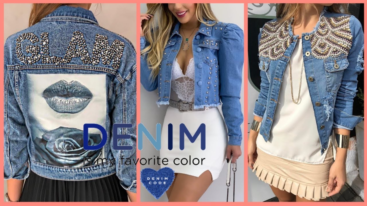 OUTFITS 2020 CON CHAQUETA VAQUERA CHAMARRA DE MEZCLILLA DENIM JACKET OUTFITS MODA MUJER 2020 2021