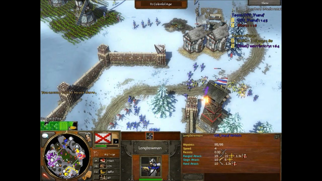 Age Of Empire 3 Online Battle #4 part 2