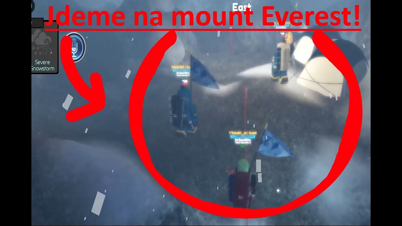 Jdeme na MOUNT EVEREST 😯😨(v robloxu 🤣😂) w/ ludva, ondva