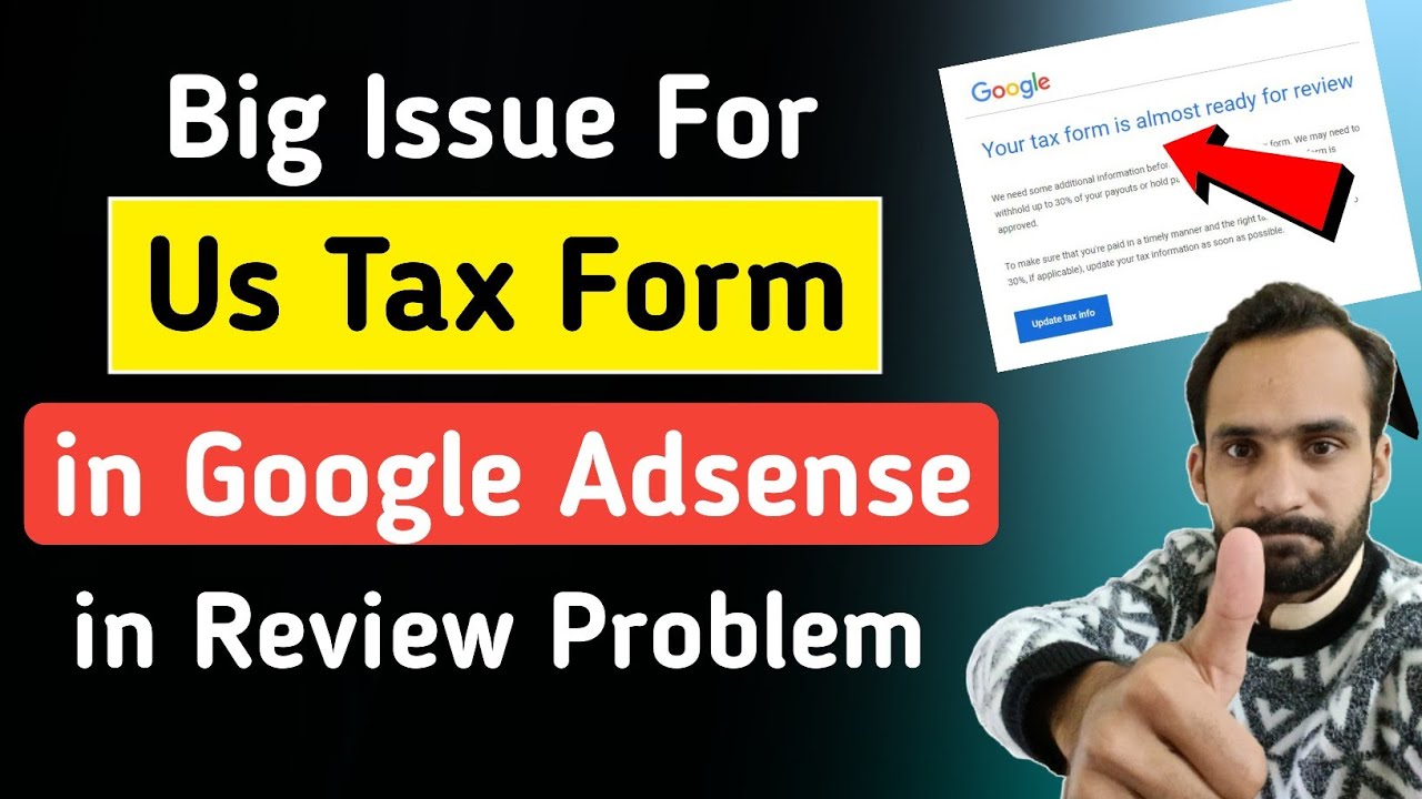 Google Payments: Add missing tax information to make sure that your form is approved