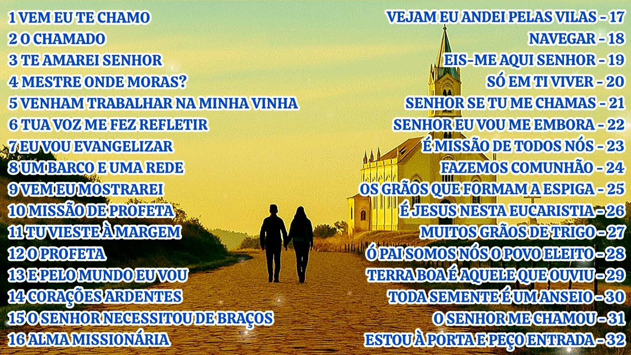 Hinos Vocacionais | Agosto Mês das Vocações | Músicas Litúrgicas com Rogério e Gleice