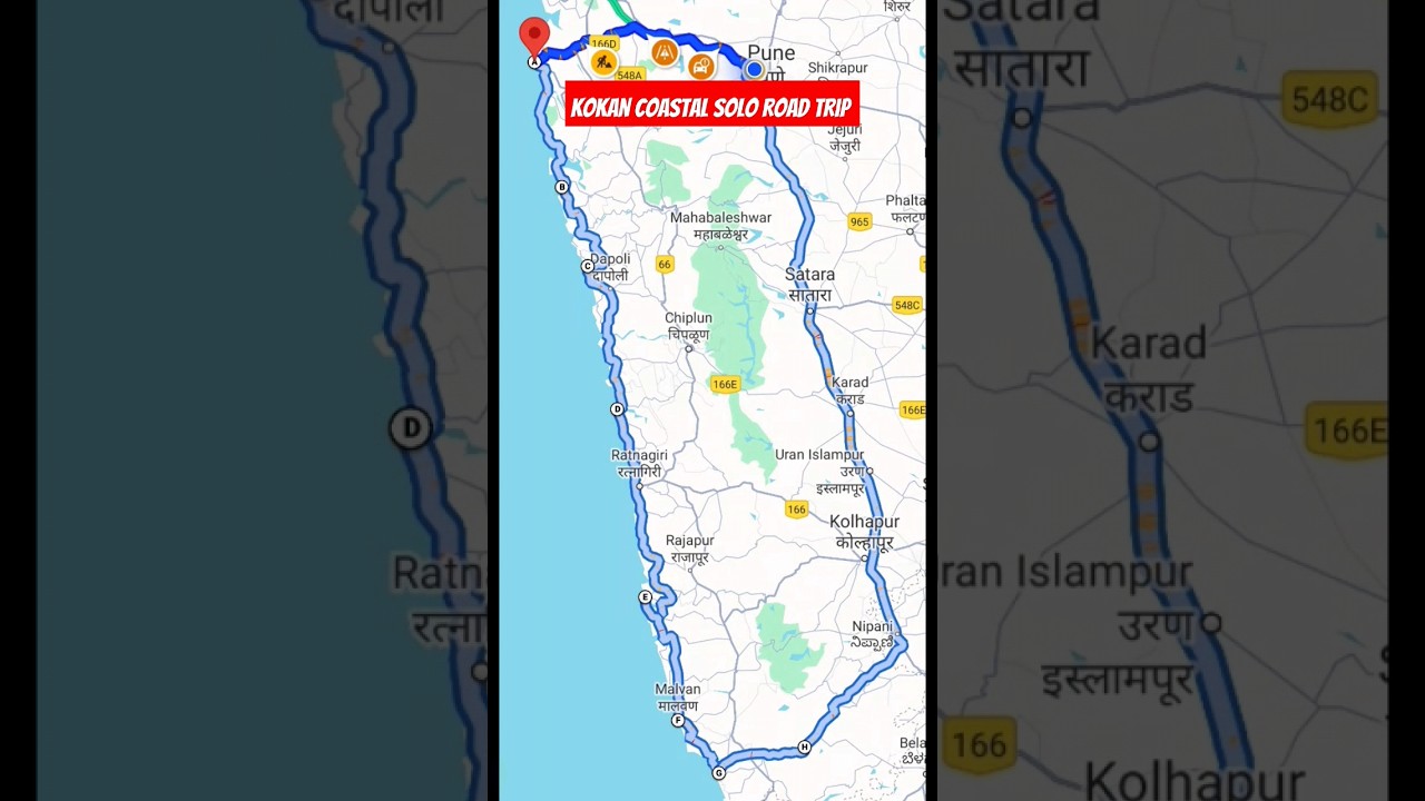Kokan Coastal Solo Road Trip #dattatraysagat #kokan #kokantrip #roadtrip #explorerdatta #shorts