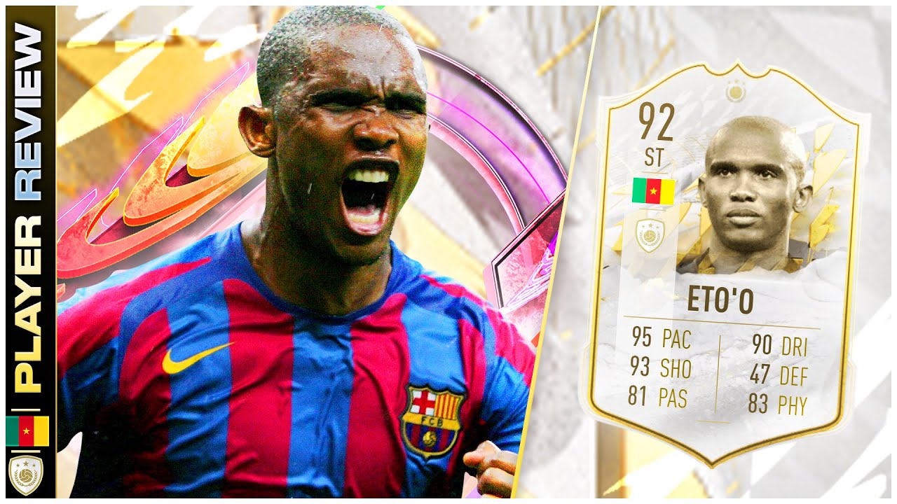 THE TERMINATOR!!!!! PRIME ICON 92 RATED SAMUEL ETO'O PLAYER REVIEW