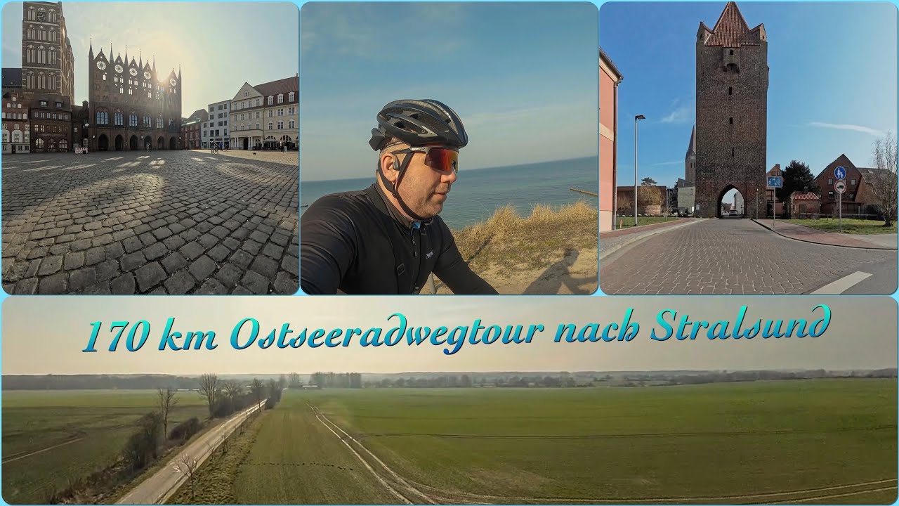 170 km Ostseeradwegtour nach Stralsund