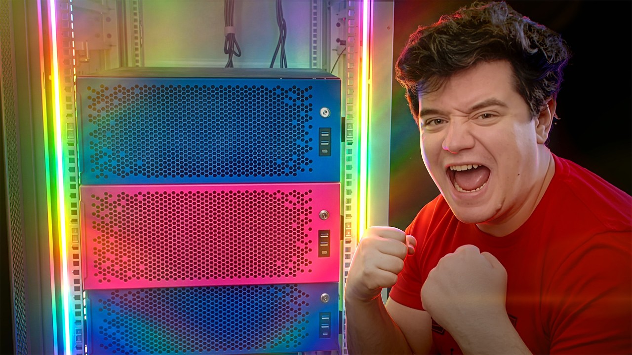 I Moved My Computers to My New Server Rack!