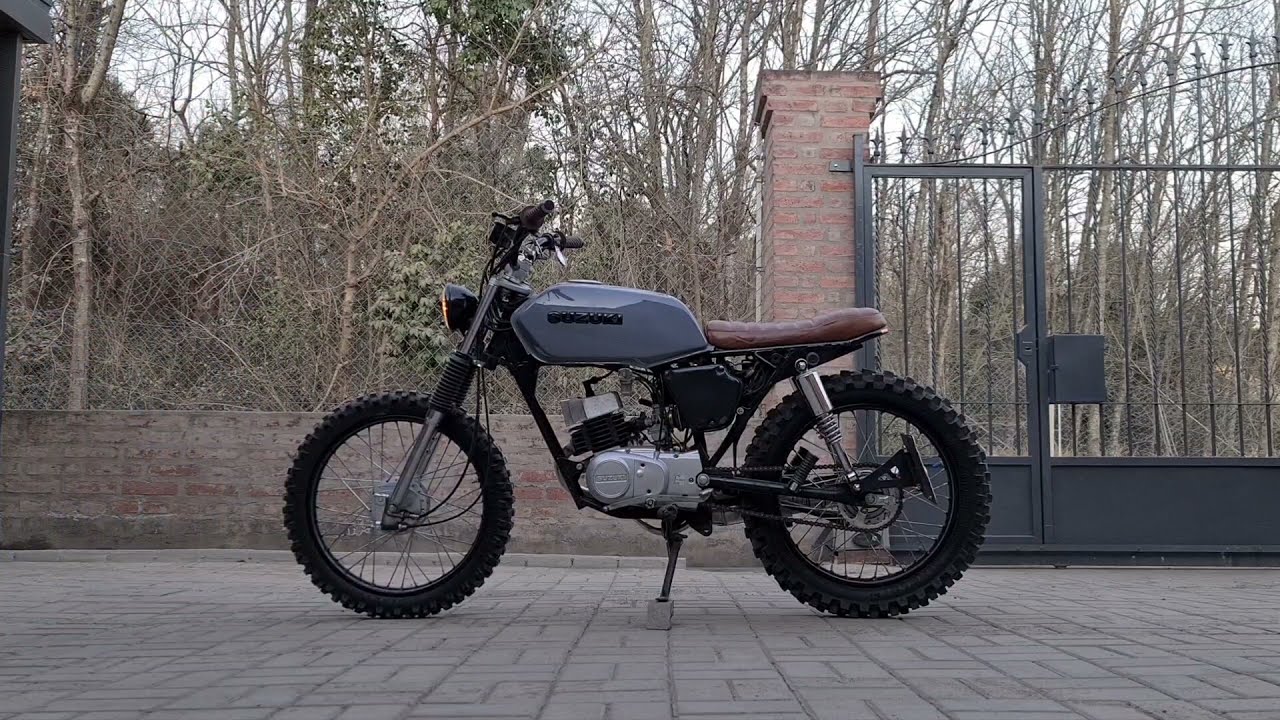 Suzuki Ax-100 Tracker. Cafe Racer