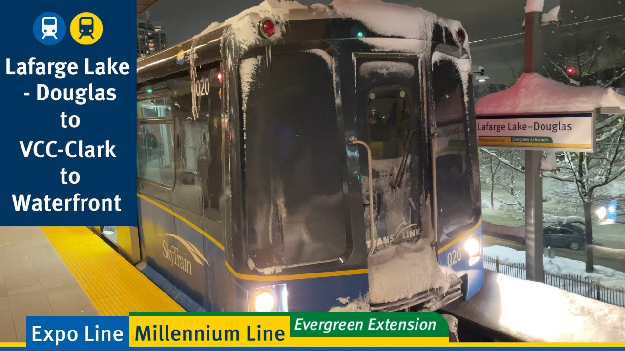 [RARE] SkyTrain New Year’s Special ft. Original Millennium Line from VCC-Clark to Waterfront