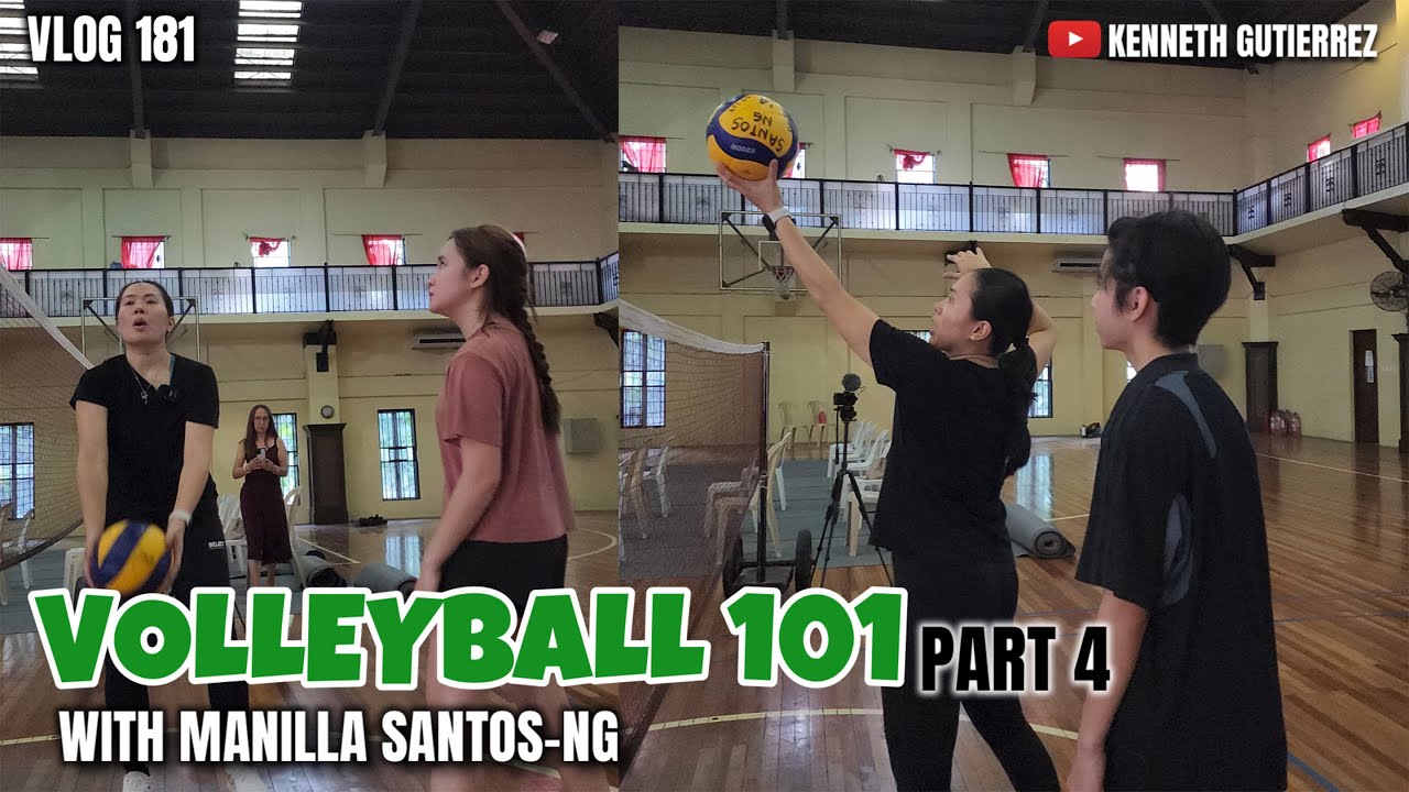 VOLLEYBALL 101 PART 4 with Manilla Santos | MUTKENFLIX EP38