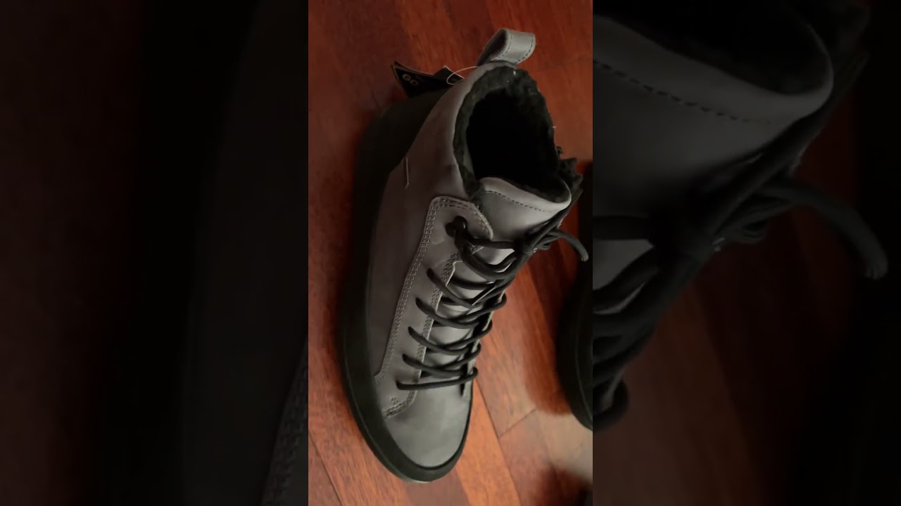 Ecco - Soft 7 Tred M Gore-tex Grey, Unboxing and look on feet