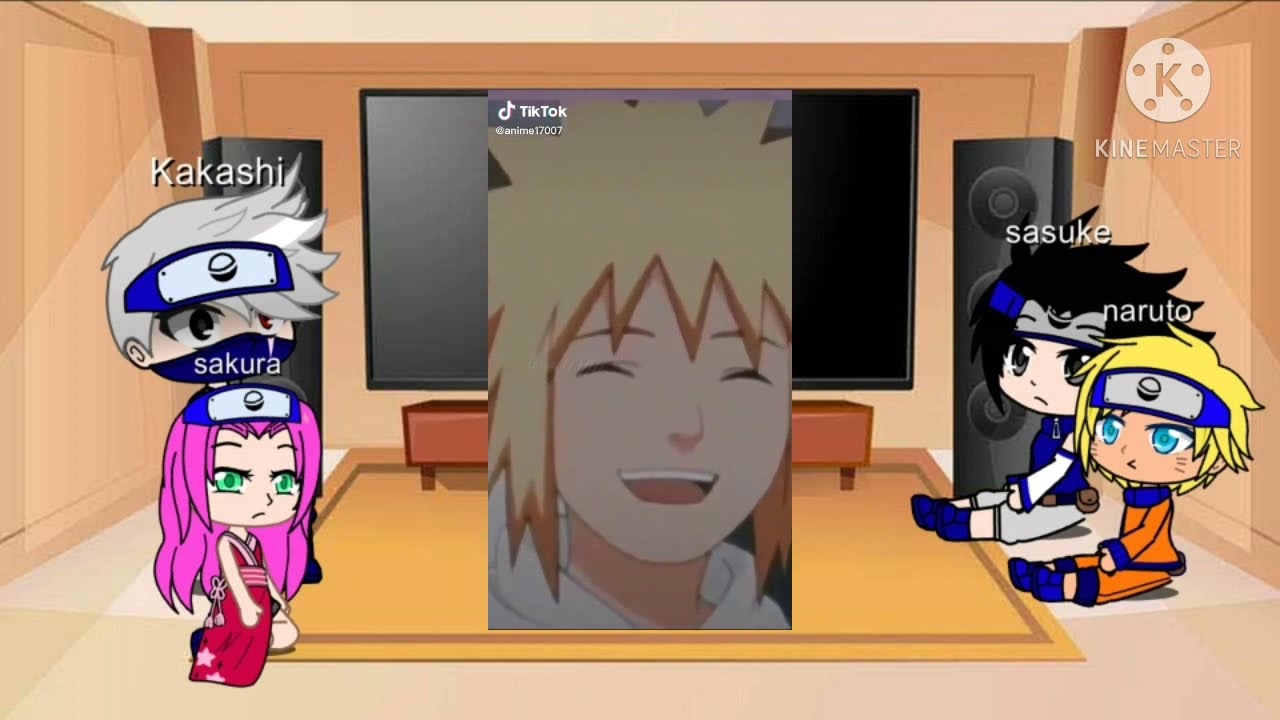 equipo 7 reaccionando a los padres de naruto  (sasunaru)