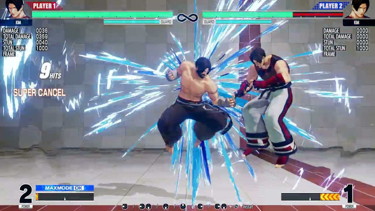 KOF XV: Combos de Kim