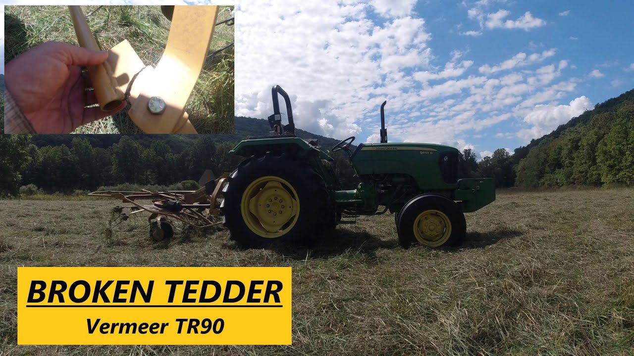 Broke My Hay Tedder - Vermeer TR90