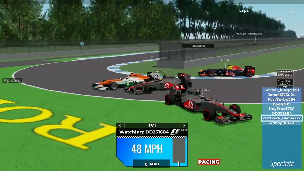 The Hockenheim Roblox F1 2012 Private Server Sprint Race