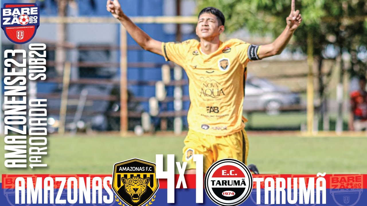 Amazonas 4x1 Tarumã - 1ª Rodada / Amazonense SUB20 2023