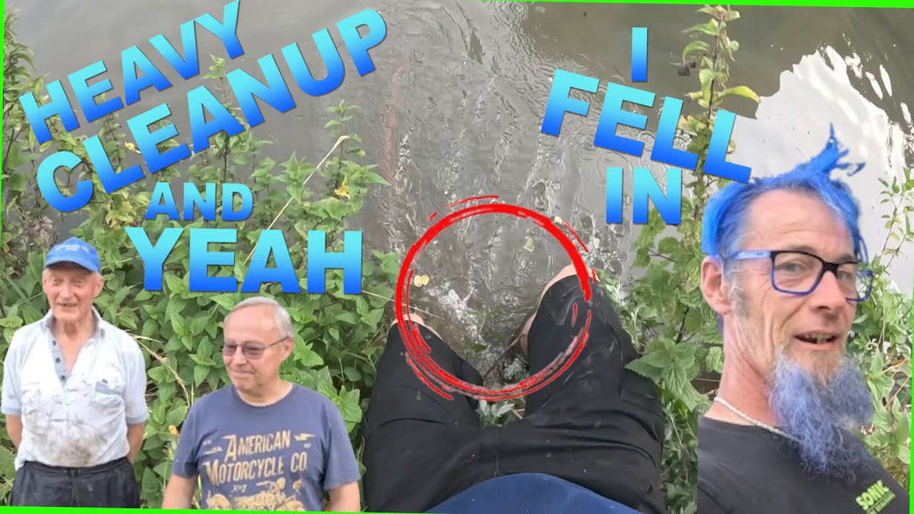 Canal Cleanup & Close Calls when magnet fishing cleaning the waterways