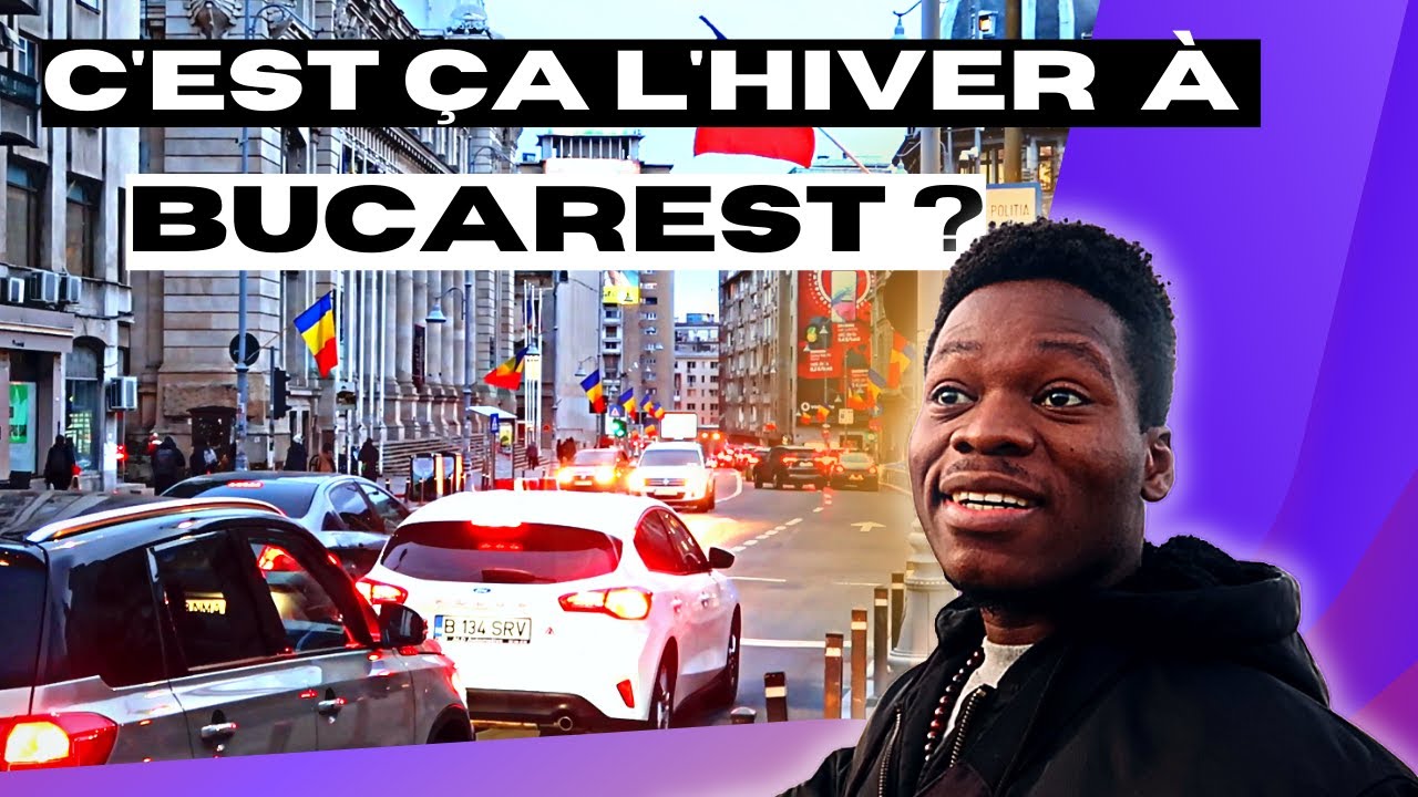 Visiter Bucarest à pied en hiver 😰 (je fais du tourisme en Roumanie) 