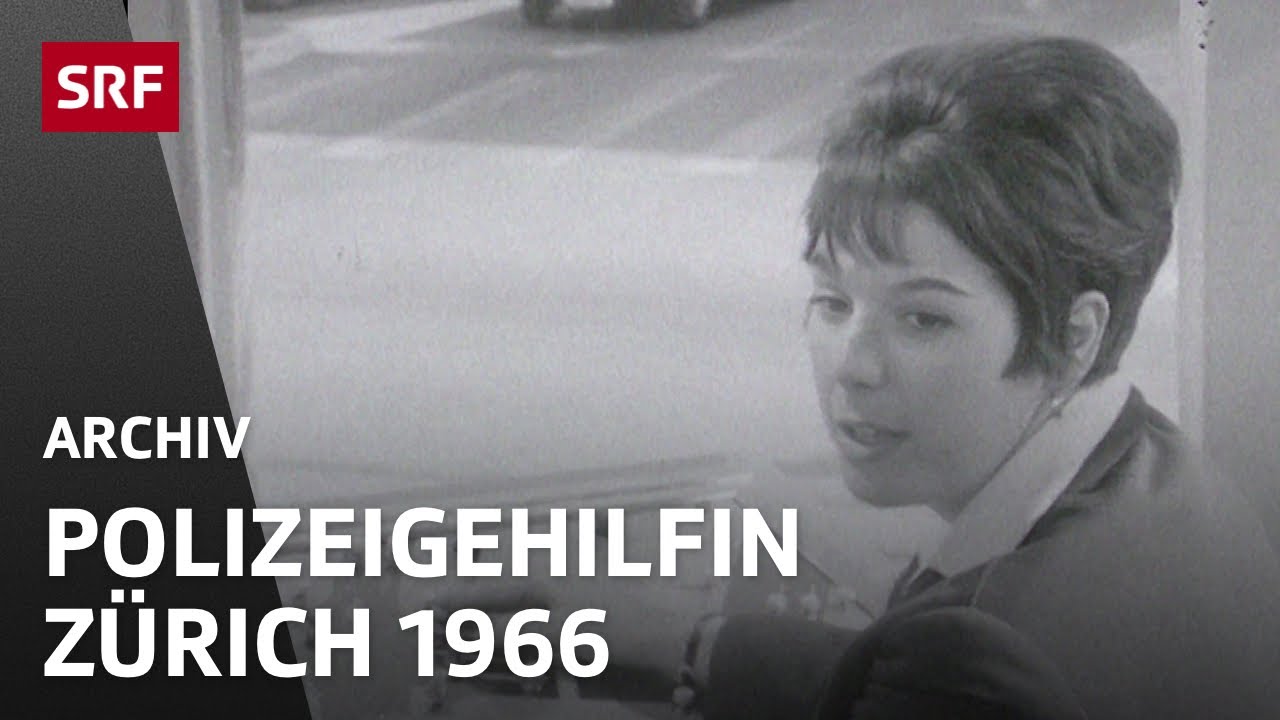 Ausbildung Polizistin Zürich | Besuch bei der Polizei (1966) | SRF Archiv