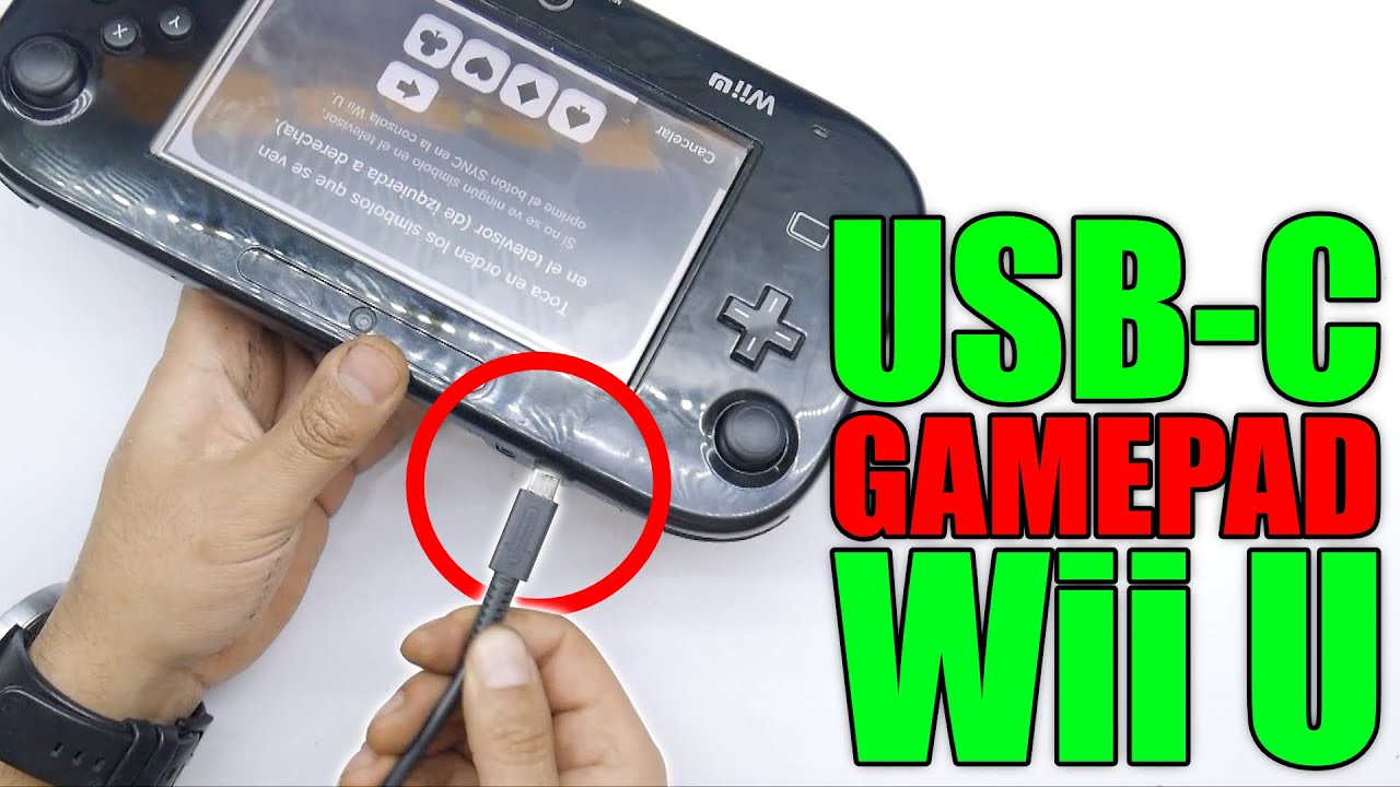 INSTALAR PUERTO USB-C en: GAMEPAD WII U